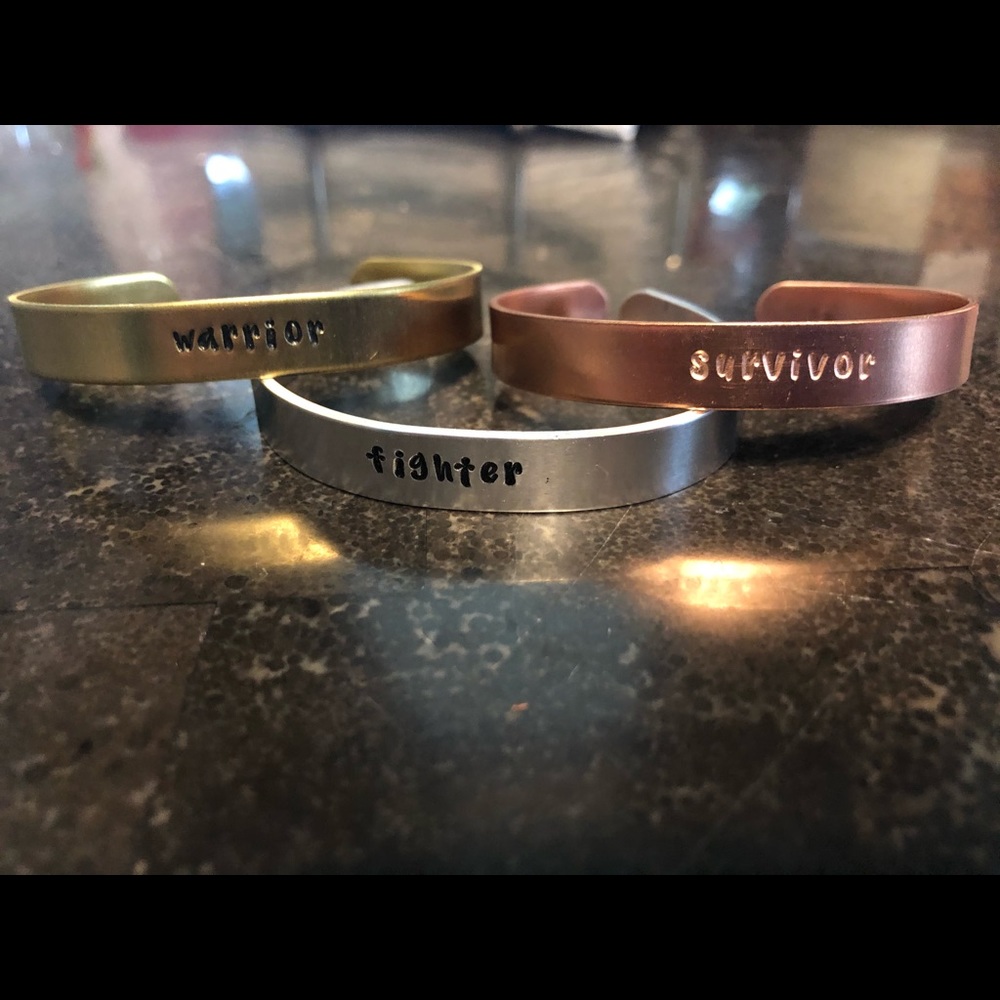 Handmade Breast Cancer Awareness Bracelets